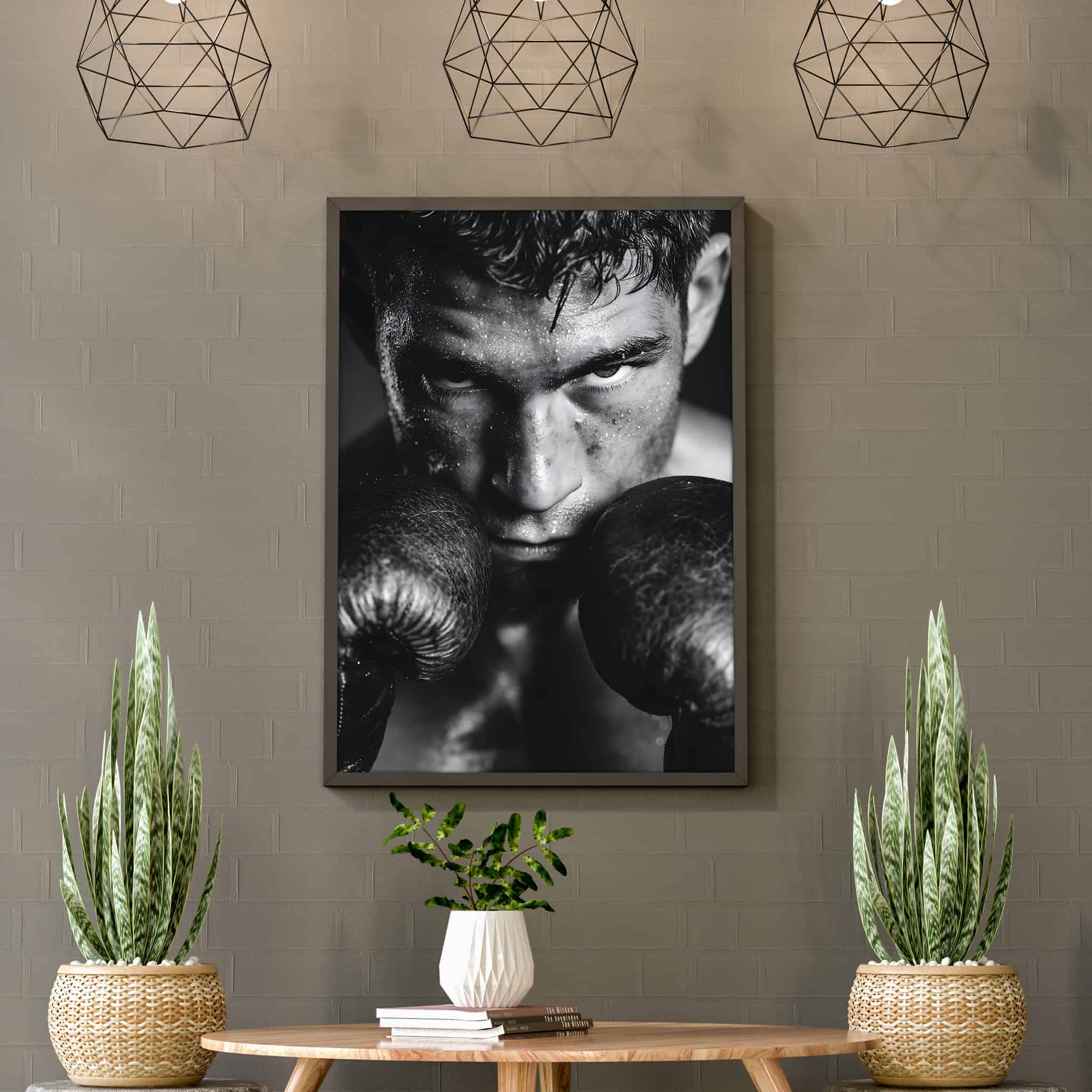 Boxing Portrait – Motivational Poster