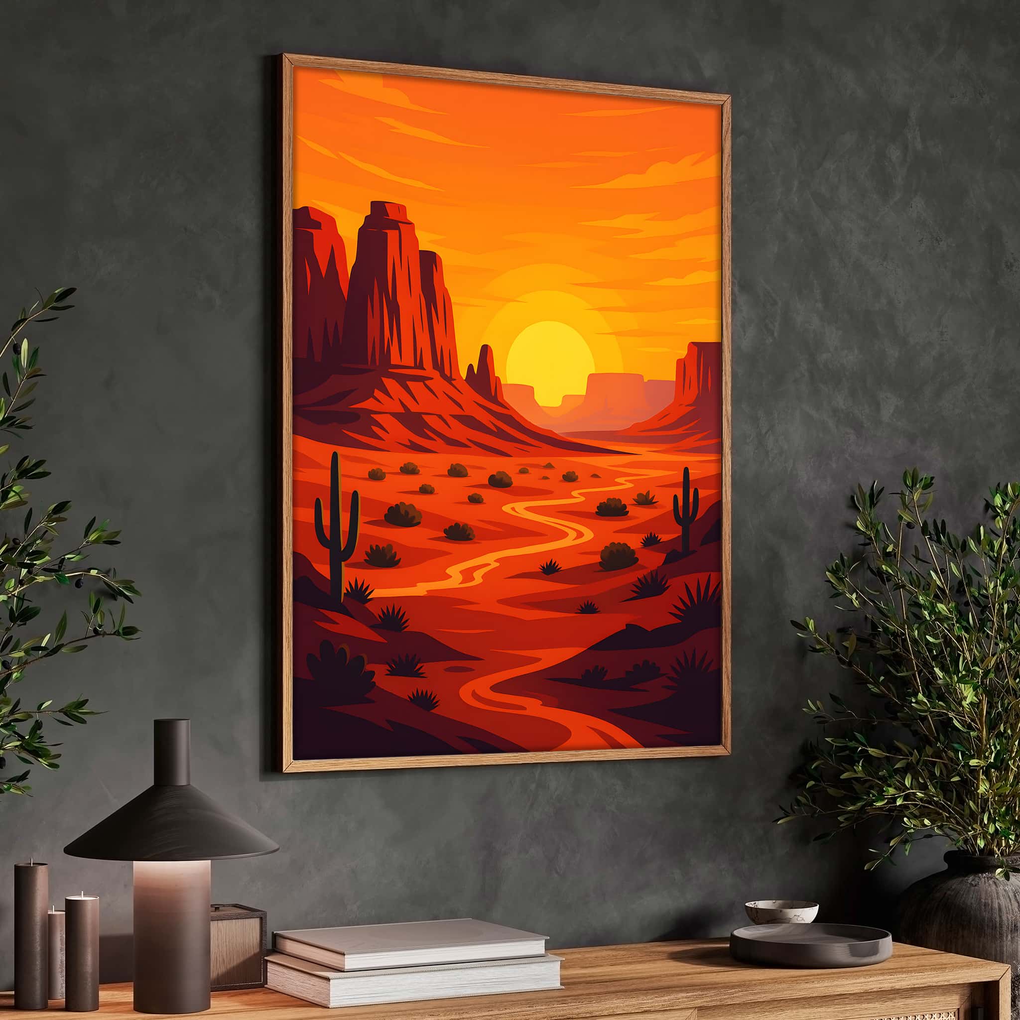 Canyon Sunset Poster