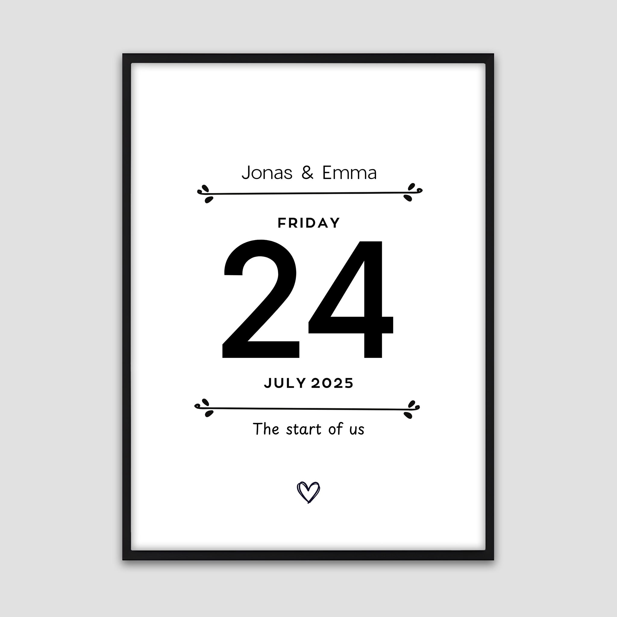 Special Date - Personalized Poster
