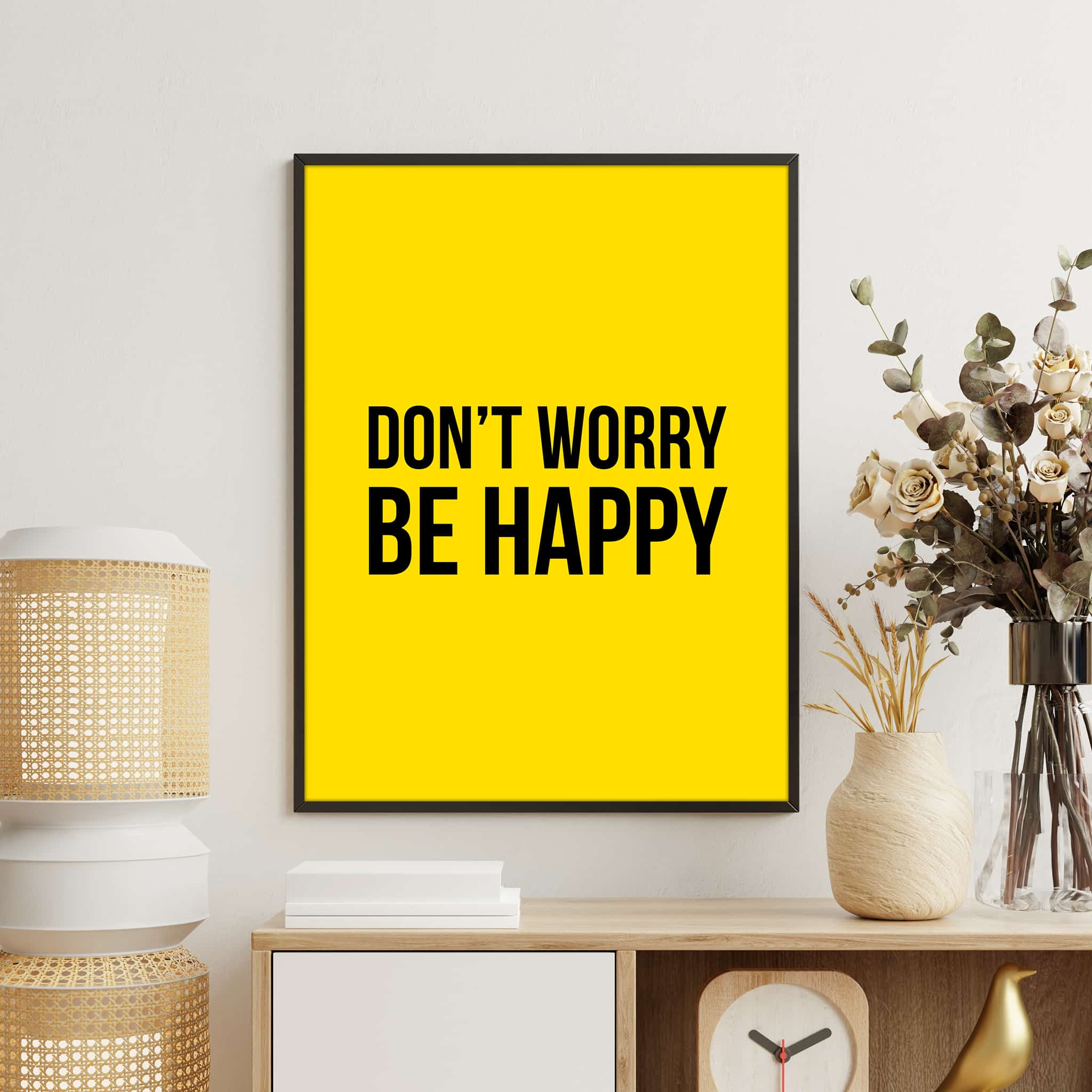 Don’t Worry Be Happy – Inspirational Poster