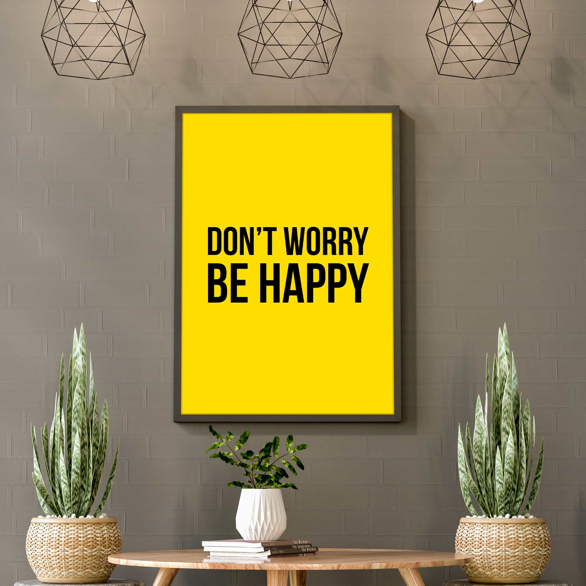 Don’t Worry Be Happy – Inspirational Poster
