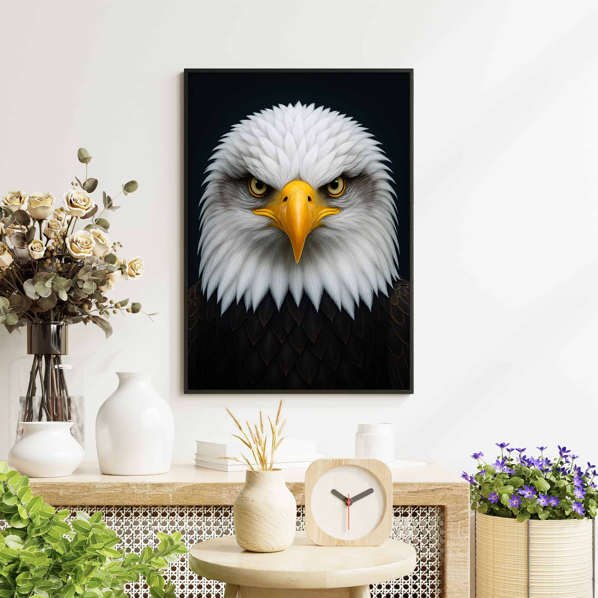 Eagle Portrait Poster