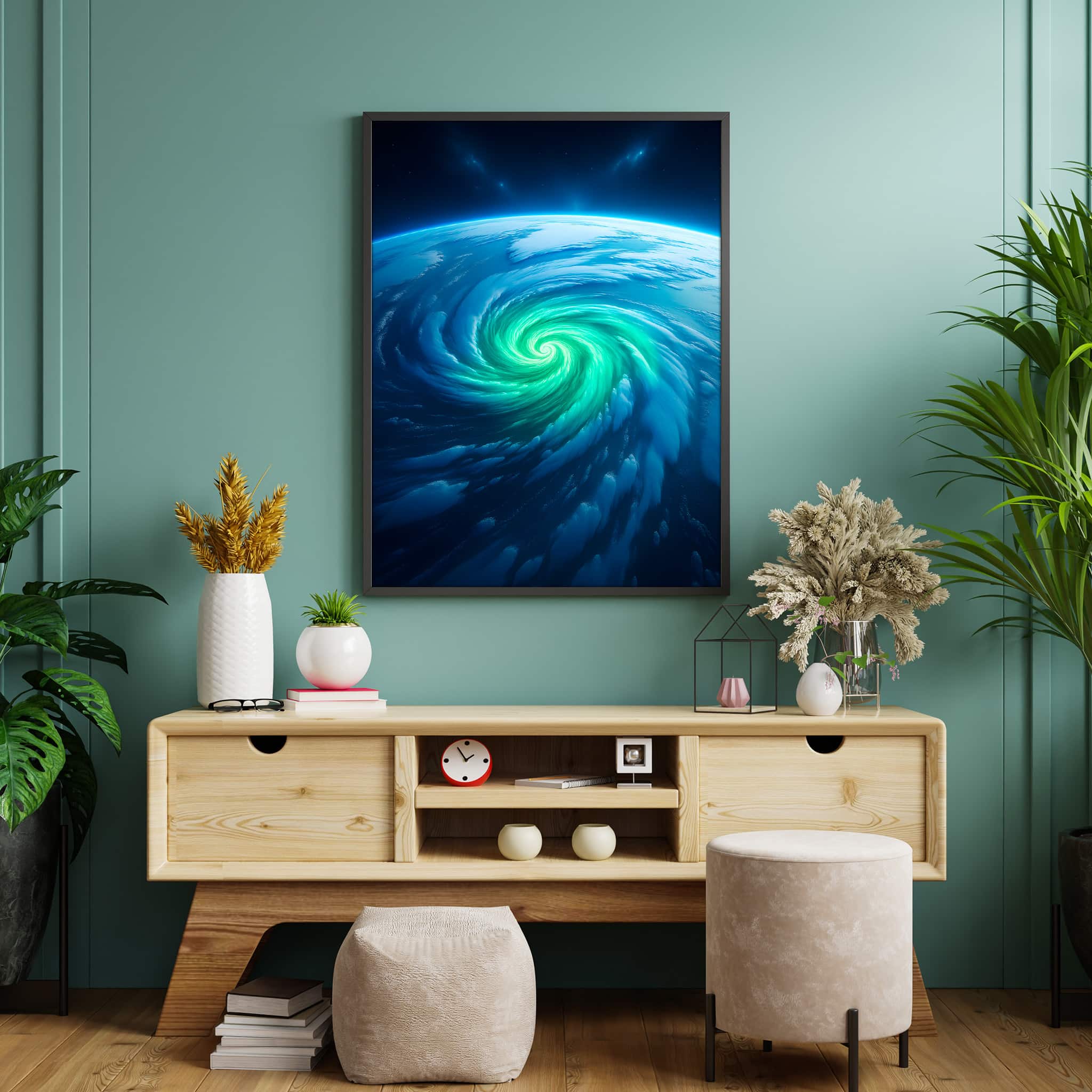 Earth Vortex Poster