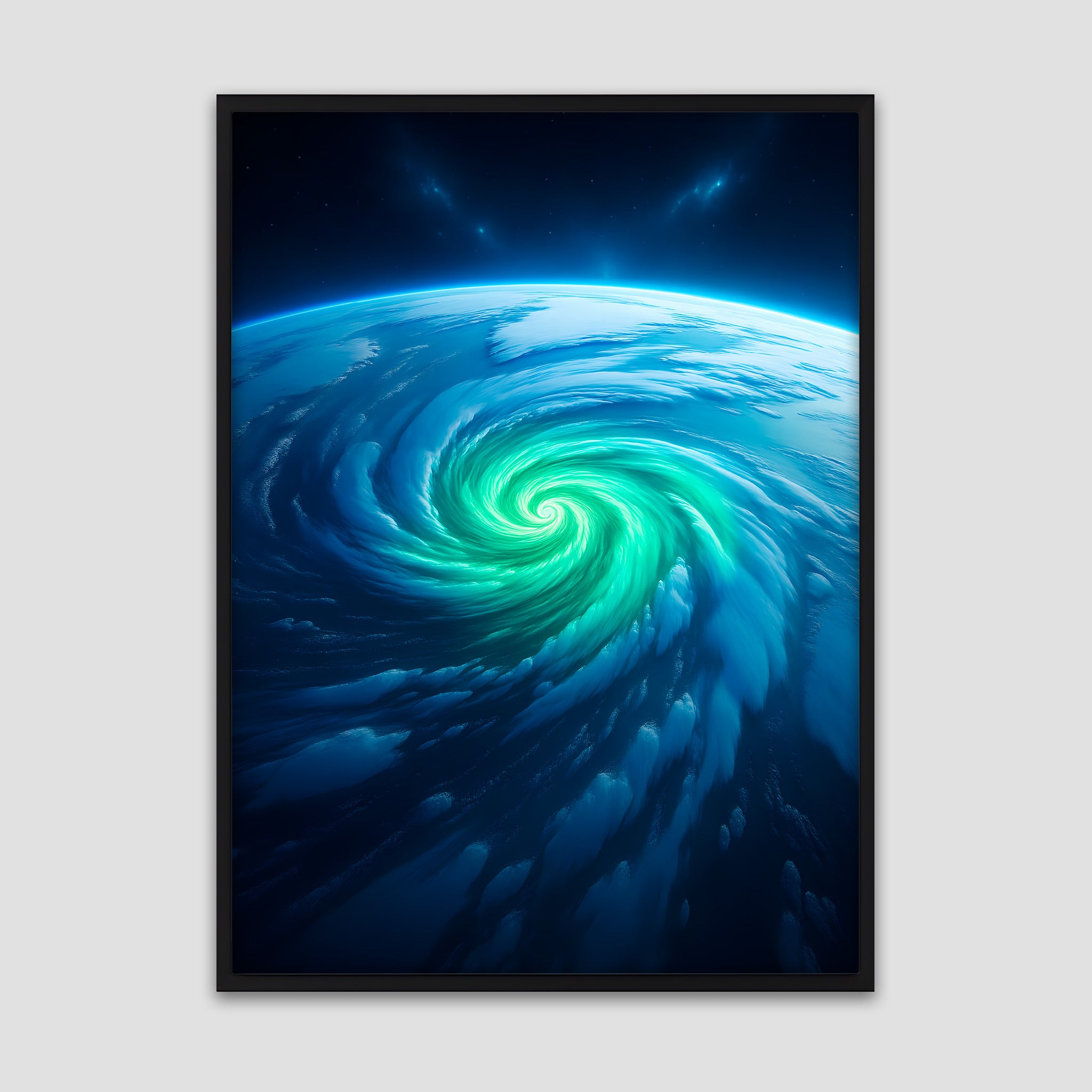 Earth Vortex Poster