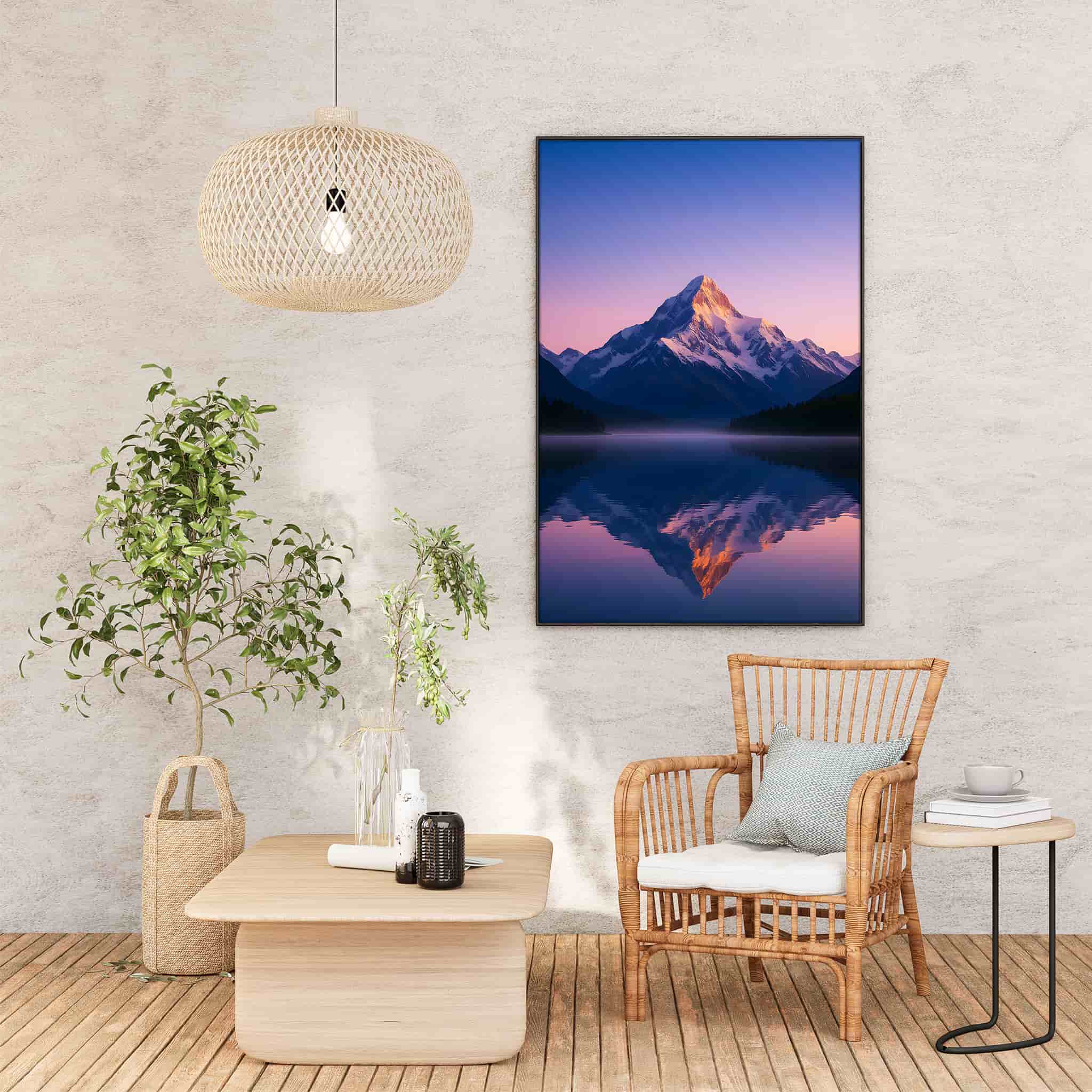 Mountain Lake Poster