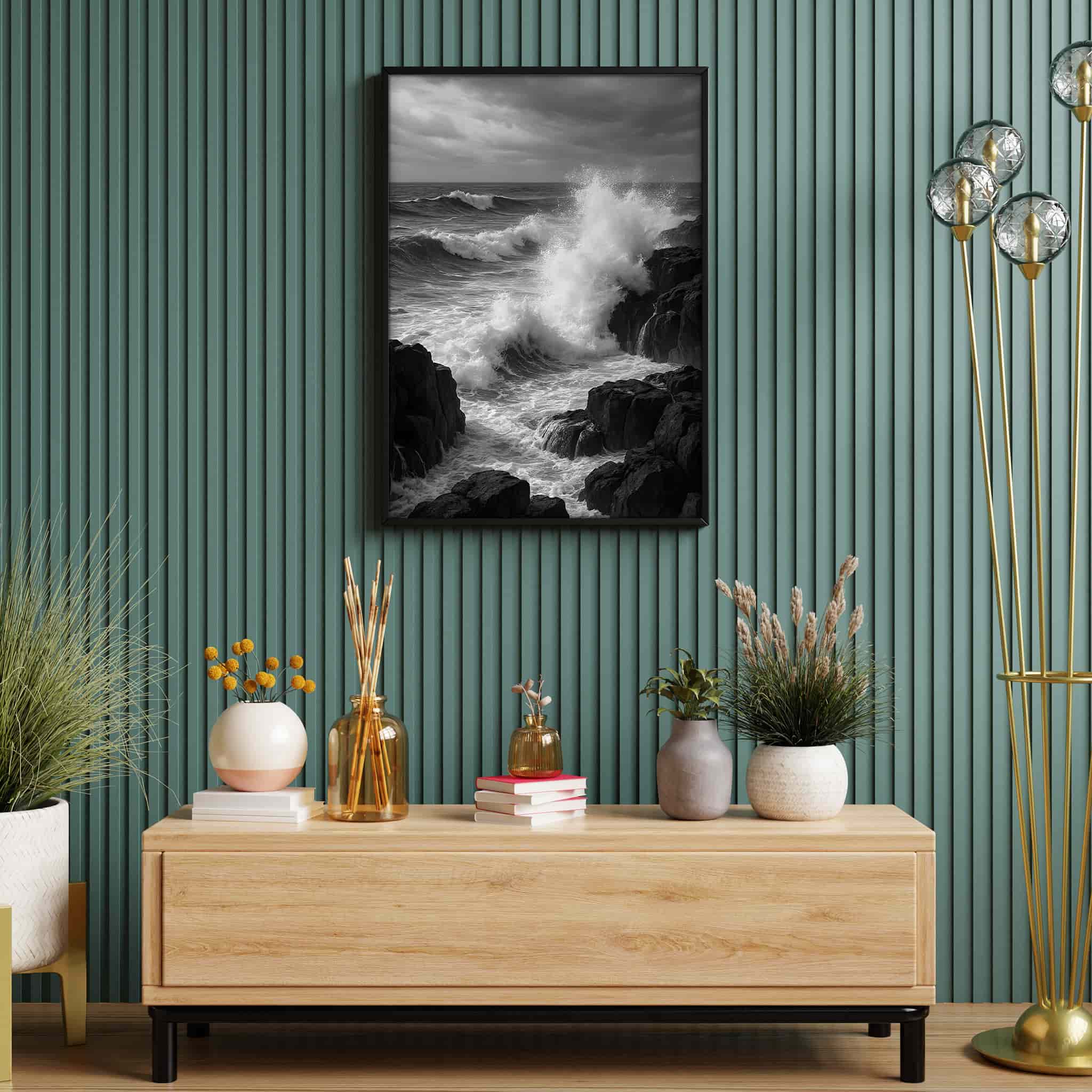 Ocean Waves Poster