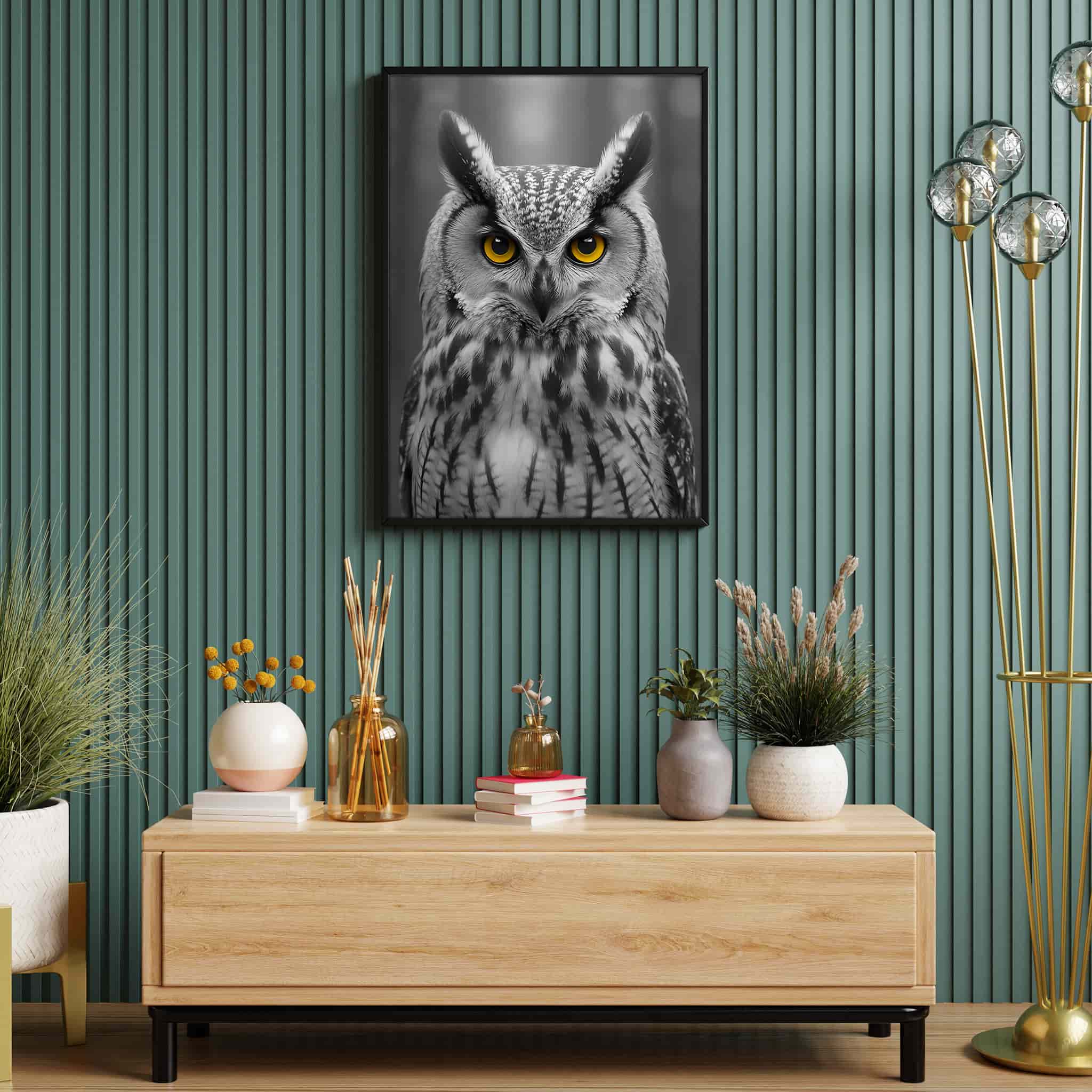 Owl Portrait Poster