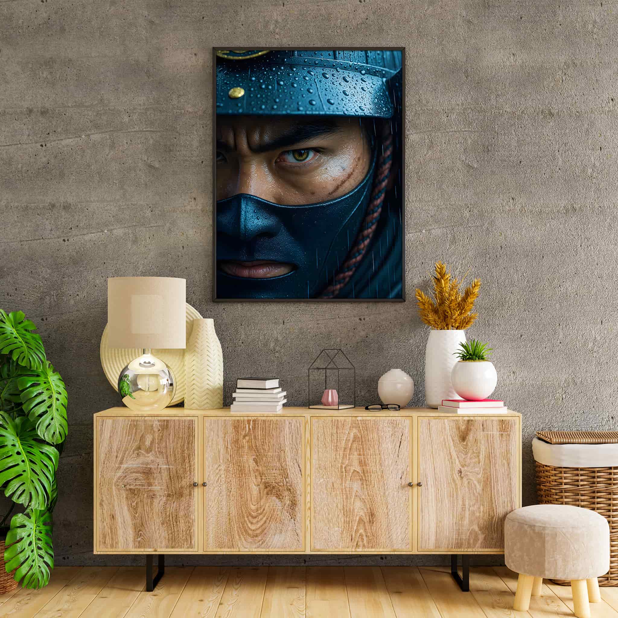 Samurai Portrait Poster