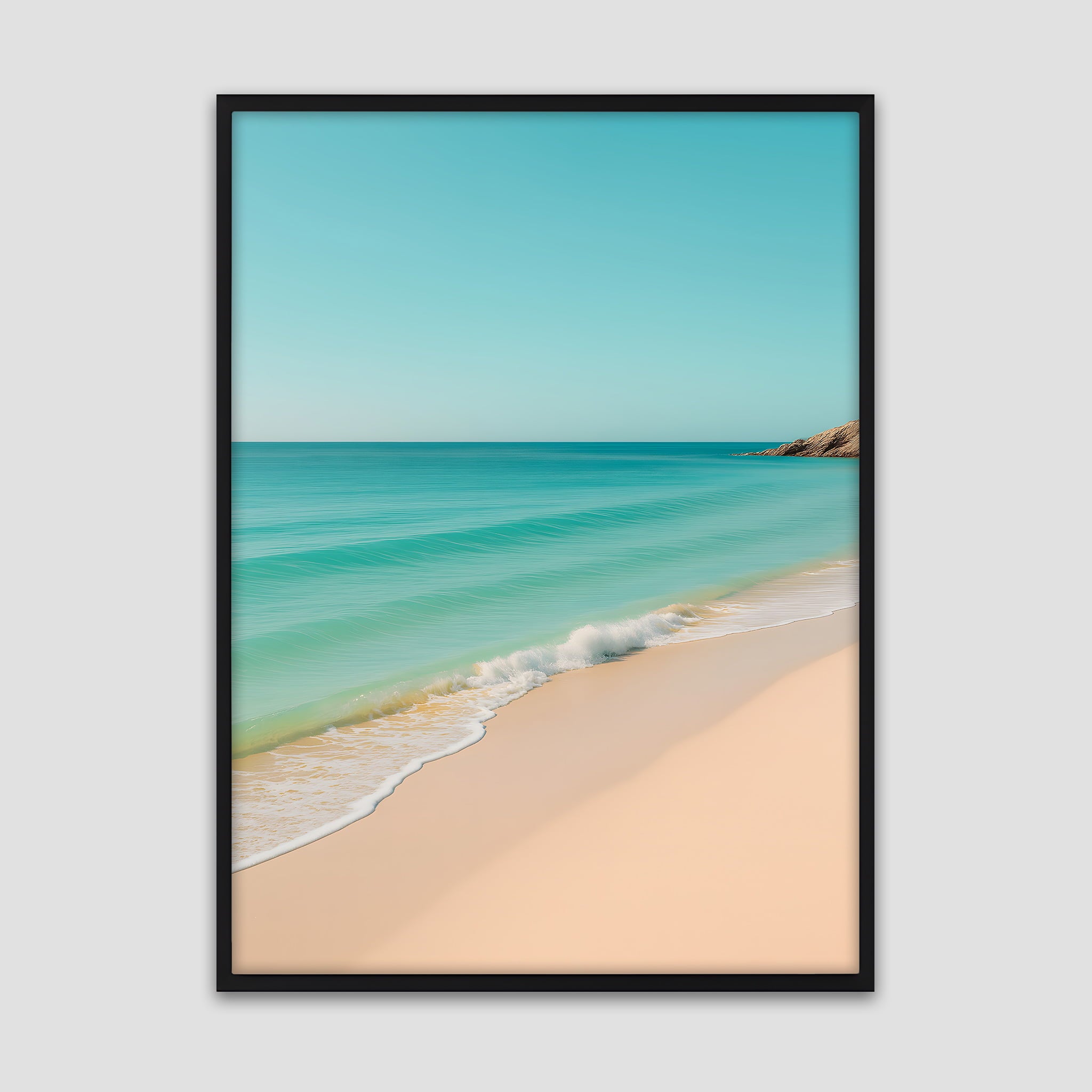 Turquoise Beach Poster