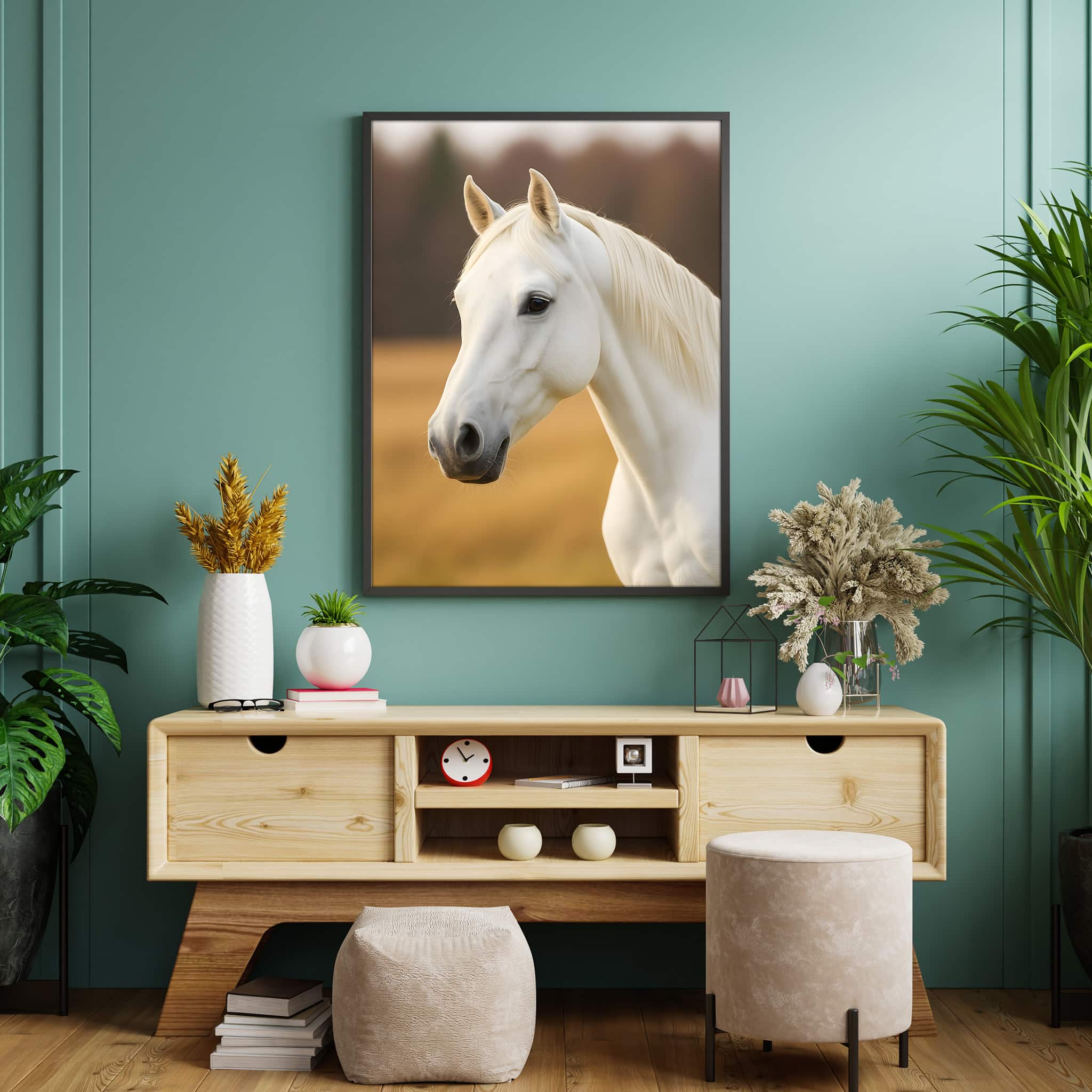 White Horse Poster